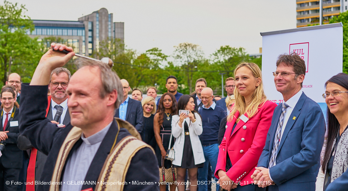 11. Mai 2017 - Grundsteinlegung für die LOGE und dem Kulturquadrat in Neuperlach